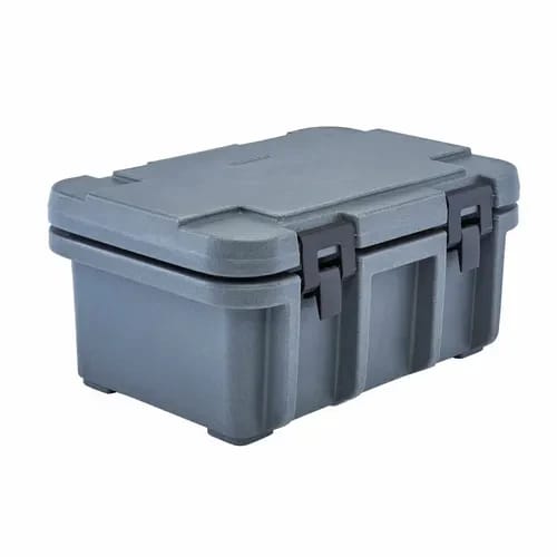 Cambro Ultra Pan Carrier UPC180191 Granite Gray Top Loader 8" Deep — view 1