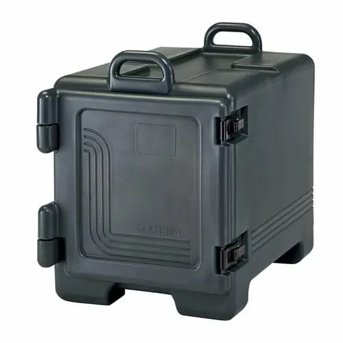 Cambro 1318CC110 Insulated Black Front Loader Food Carrier — view 2