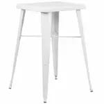 Flash Furniture CH-31330-YL-GG Square Bar Height Galvanized Steel Yellow Table — view 3
