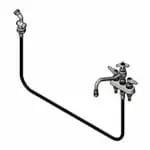 T&S B-1171 4" Deck Mount Lavatory Faucet with 8" Swing Spout Nozzle — view 6