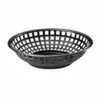Tablecraft 1075R Red Round Platter Basket 8" x 2" | Case of 36 — view 3