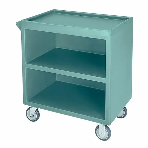 Cambro BC3304S401 3-Shelf 500 Lb. Capacity Slate Blue Utility Bus Cart — view 1