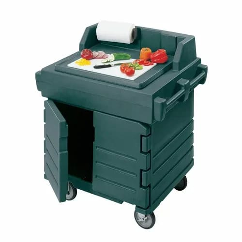 Cambro Camkiosk KWS40192 Granite Green Serving Counter 40-1/2"W X 33"D X 45-1/2"H — view 1