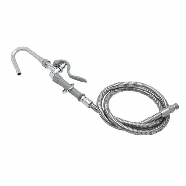 T&S B-1413 Pot and Kettle Filler Faucet with 68" Hose — view 2