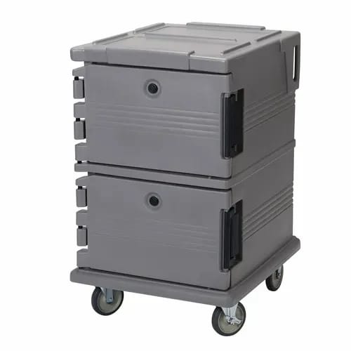 Cambro Ultra Cam Cart UPC1200191 Insulated Granite Gray Front Loader Food Carrier — view 1