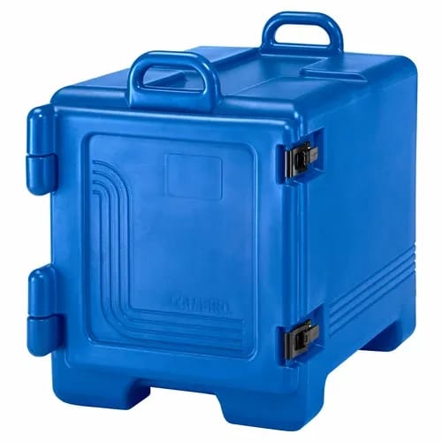 Cambro 1318CC186 Insulated Navy Blue Front Loader Food Carrier — view 2