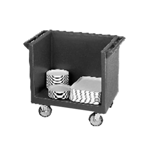 Cambro TDC2029131 Polyethylene Dark Brown Dish Cart — view 2