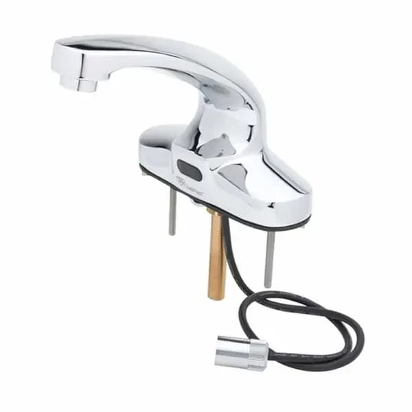 T&S EC-3103-TMV 4" Deck Mount ChekPoint Electronic Hands Free Sensor Faucet — view 1