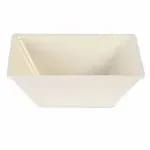 Thunder Group PS5005W Passion White 11 oz. Square Melamine Bowl | Case of 12 — view 3
