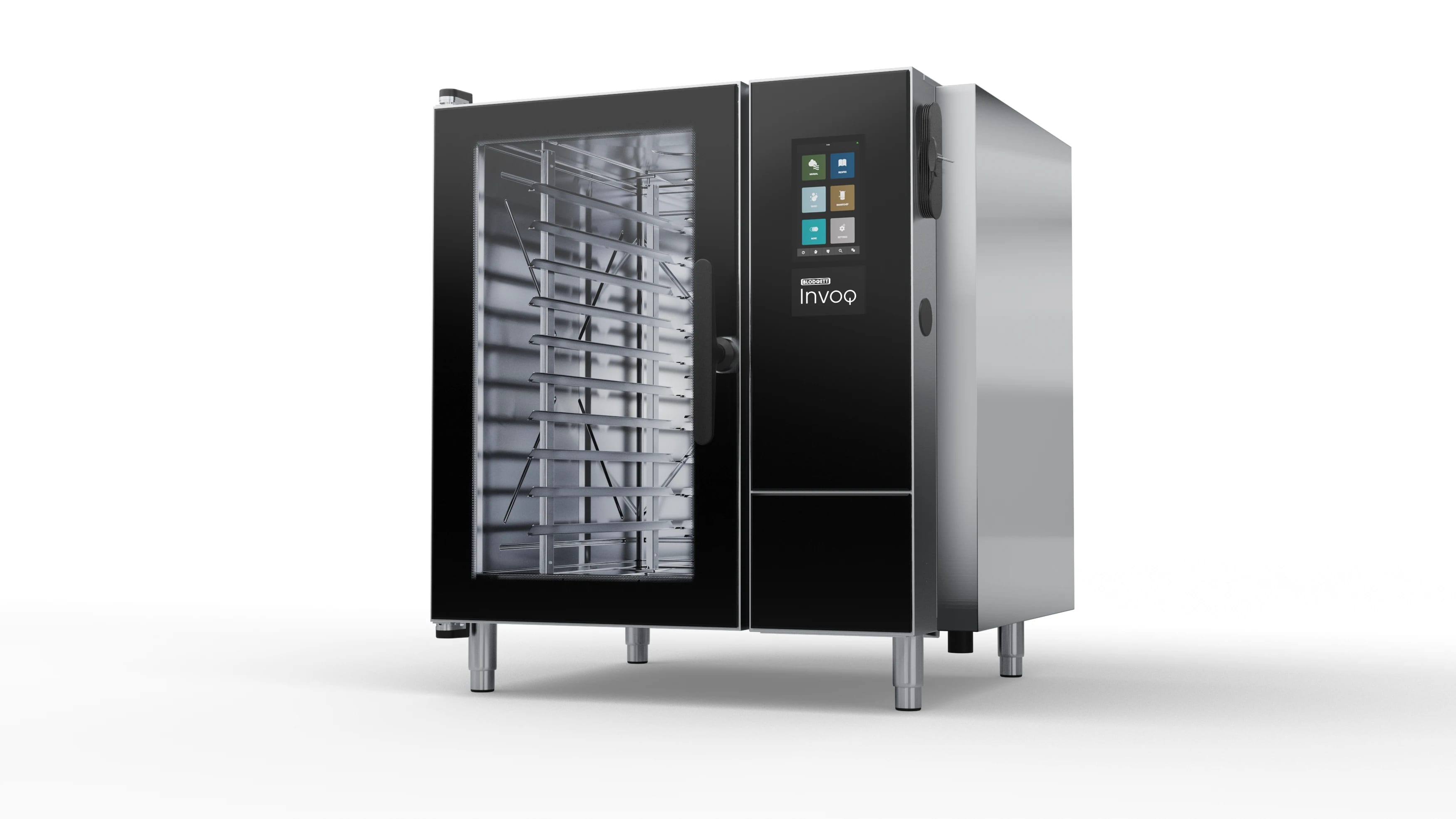 Blodgett 201BG Invoq Series Gas Freestanding Combi Oven Half Size 1 Oven Boiler Based — Natural Gas, 136400 BTU — view 2