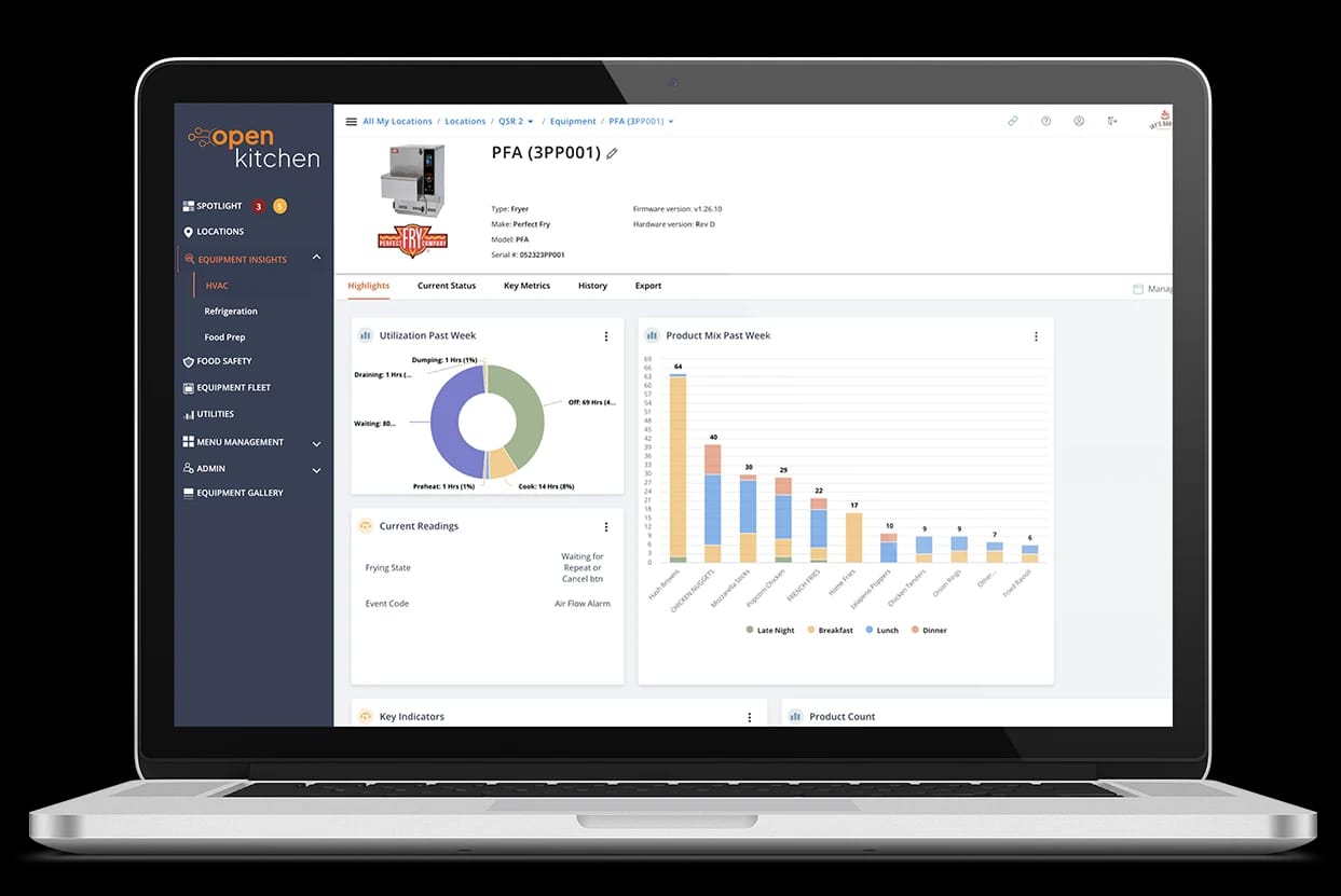 Open Kitchen by Powerhouse Dynamics (PhD) – Cloud Based, Commercial IOT Product – Remote Monitoring and Analytics Software (1-year subscription) — view 3