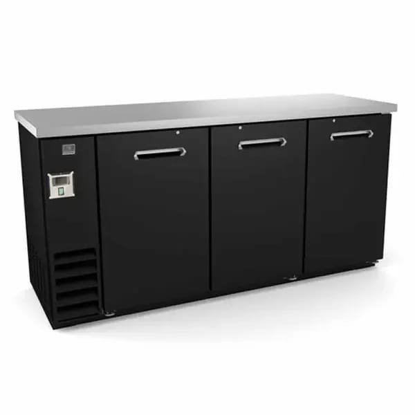 Kelvinator KCHBB72S Stainless Steel Top Back Bar Cooler 73-1/8"W — view 2