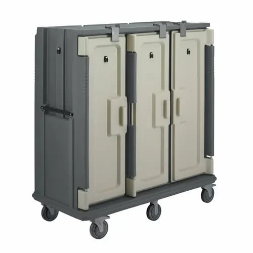 Cambro MDC1418T30191 Granite Gray Meal Delivery Cart — view 1