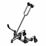 T&S B-0665-CR-POL Wall Mount Service Sink Faucet — view 5