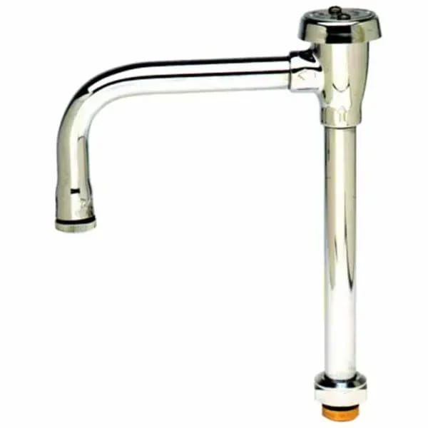 T&S B-0407-03 8-3/4" Swivel Faucet Gooseneck Spout Nozzle — view 1