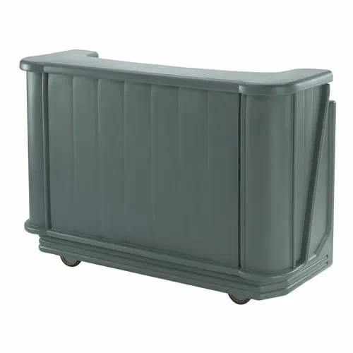 Cambro Cambar BAR650DX191 Granite Gray Portable Bar 7-Bottle Speed Rail 5-Button Soda Gun Portable Bar 67-1/2"W X 28-1/2"D X 47-1/2"H — view 1