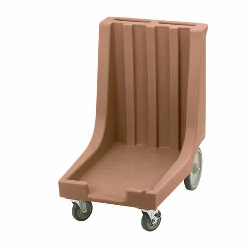Cambro Camdolly CD1826HB157 Coffee Beige Food Carrier Dolly With Handle — view 1