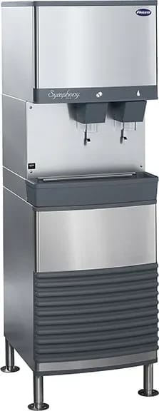 Follett Symphony Plus™ 25FB414A-L Freestanding Ice and Water Dispenser 425 Pound Daily Production 25 Pound Storage Lever Dispense Nugget Style Ice — 115V, 1PH — view 1