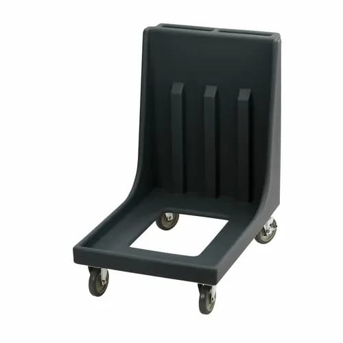 Cambro Camdolly CD1826MTC110 Open Frame Black Food Carrier Dolly With Handle — view 1