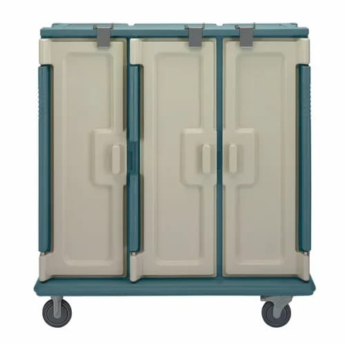 Cambro MDC1411T60401 Slate Blue Meal Delivery Cart — view 1