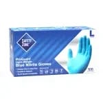 Impact GNPR-XL-1A X-Large Powder Free Blue Nitrile Disposable Gloves | Box of 100 — view 4