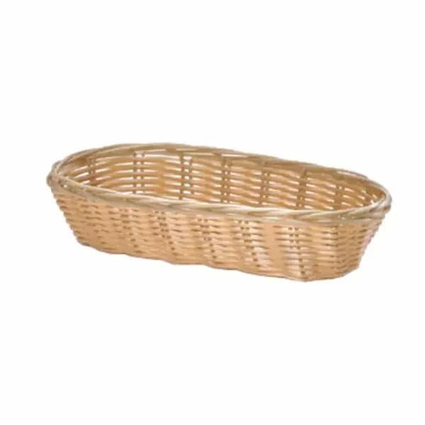 Tablecraft 1117W Natural Oblong Woven Basket 9" x 4" x 2-1/4 | Case of 12 — view 1