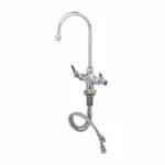T&S B-0208-CR-HW Single Hole Deck Mount Temp Faucet with 6" Spout Faucet — view 5