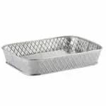 Tablecraft 10035 Lattice Stainless Steel Round Platter 10-1/2" Diameter x 1-1/2" — view 3
