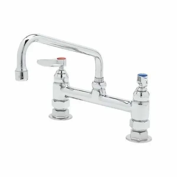 T&S B-2280-060X 8" Double Pantry Faucet — view 2
