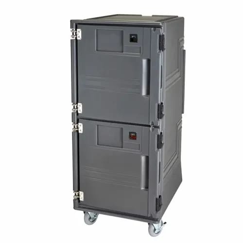 Cambro Pro Cart Ultra PCUPPSP615 Insulated Charcoal Gray Front Loader Food Carrier — view 1