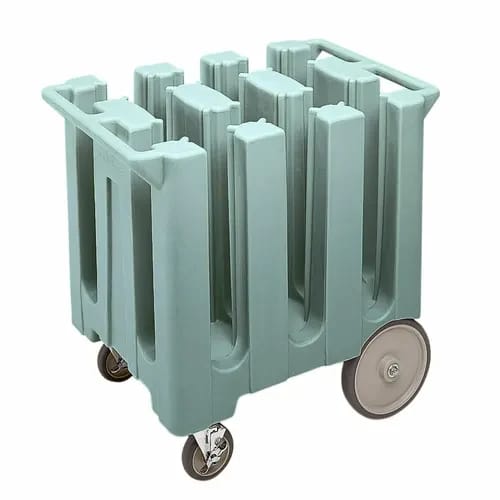 Cambro DC575401 Polyethylene 6 Slate Blue Dish Caddy With 6 Dividers — view 2