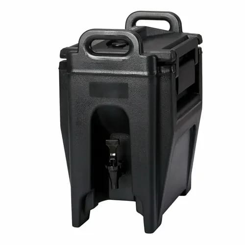 Cambro Camtainer UC250110 2-3/4 Gallon Insulated Black Beverage Dispenser — view 2