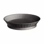 Tablecraft 13759GM Gunmetal Round Platter Basket 9" x 1-1/4" | Case of 12 — view 3
