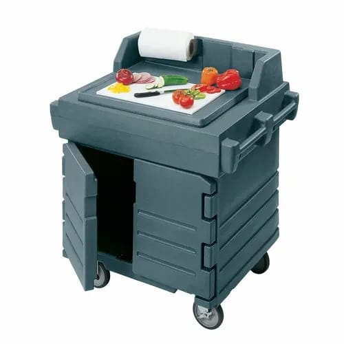 Cambro Camkiosk KWS40191 Granite Gray Serving Counter 40-1/2"W X 33"D X 45-1/2"H — view 2