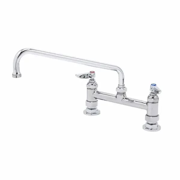 T&S B-2280-CR 8" Double Pantry Faucet — view 1