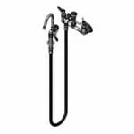 T&S B-0597-EE 8" Wall Mount Pot and Kettle Filler Faucet with 18" Double-Jointed Swing Nozzle — view 4