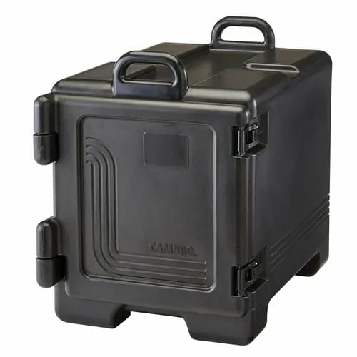Cambro Ultra Pan Carrier UPC300110 Insulated Black Front Loader Food Carrier — view 1