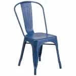 Flash Furniture CH-31230-GN-GG Green Galvanized Steel Chair — view 3