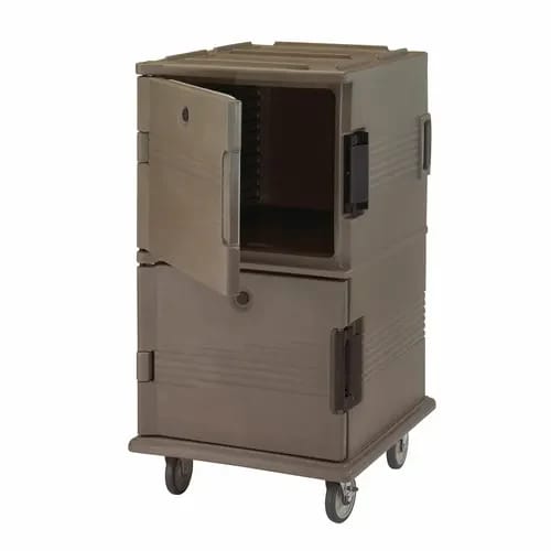 Cambro Ultra Cam Cart UPC1600HD194 Insulated Granite Sand Front Loader Food Carrier — view 1