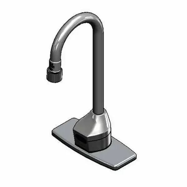 T&S EC-3100-4DP-HG Single Hole Deck Mount ChekPoint Electronic Hands Free Sensor Faucet — view 1