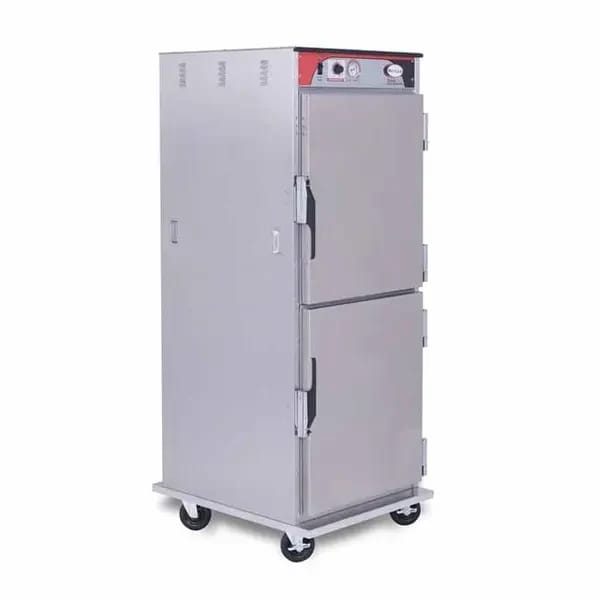 BevLes HTSS74W124-PT Insulated Solid Dutch Doors Full Height Heated Holding Cabinet 28"W — view 2
