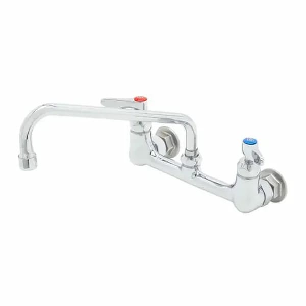 T&S B-2429-CR-EK 8" Double Pantry Faucet — view 2