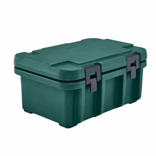 Cambro Ultra Pan Carrier UPC180192 Granite Green Top Loader 8" Deep — view 1