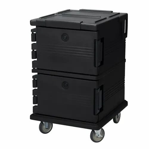 Cambro Ultra Cam Cart UPC1200110 Insulated Black Front Loader Food Carrier — view 1