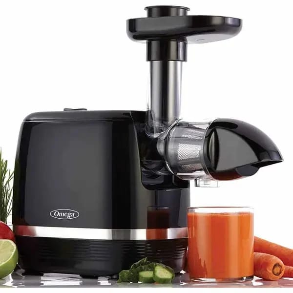 Omega H3000R Cold Press 365 Black Horizontal Slow Masticating Juicer — view 2