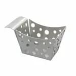 Tablecraft H71758 Round Chrome Plated Metal Basket 8" x 3-1/2" — view 3