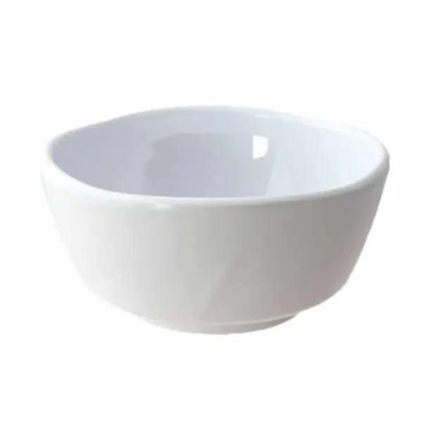 Thunder Group 39055WT Classic White 19 oz. Melamine Bowl | Case of 12 — view 1