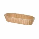 Tablecraft 1171W Natural Oval Woven Basket 7" x 5" x 2 | Case of 12 — view 5