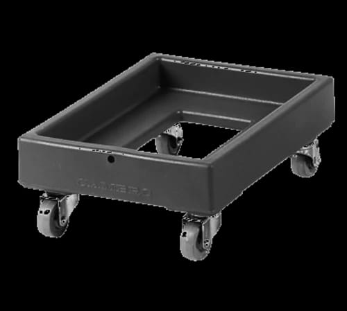 Cambro Camdolly CD100615 Open Frame Charcoal Gray Food Carrier Dolly — view 1