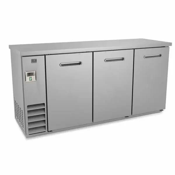 Kelvinator KCHBB72SS Stainless Steel Top Back Bar Cooler 73-1/8"W — view 2